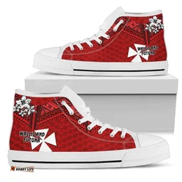 Wallis and Futuna Rugby High Top Shoe Sporty Vibes A31