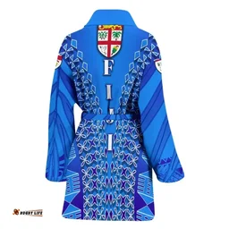 Fiji Drua Women Bath Robe Tapa A31