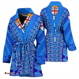 Fiji Drua Women Bath Robe Tapa A31