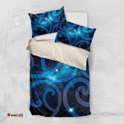New Zealand Maori Matariki Bedding Set Galaxy Kowhaiwhai LT7