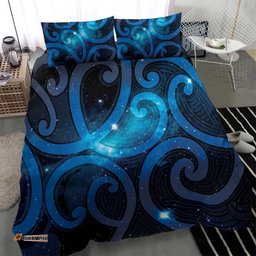 New Zealand Maori Matariki Bedding Set Galaxy Kowhaiwhai LT7