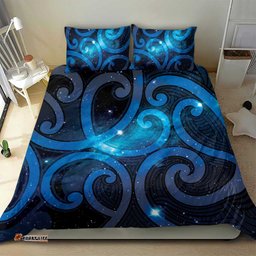 New Zealand Maori Matariki Bedding Set Galaxy Kowhaiwhai LT7