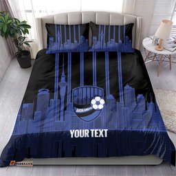 New Zealand Auckland Football Custom Bedding Set Go City of Sails Est 2025 LT14