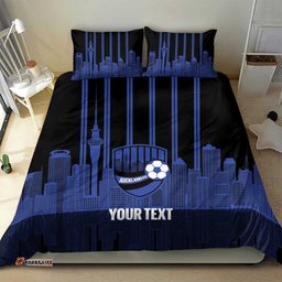 New Zealand Auckland Football Custom Bedding Set Go City of Sails Est 2025 LT14
