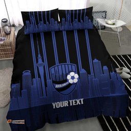 New Zealand Auckland Football Custom Bedding Set Go City of Sails Est 2025 LT14