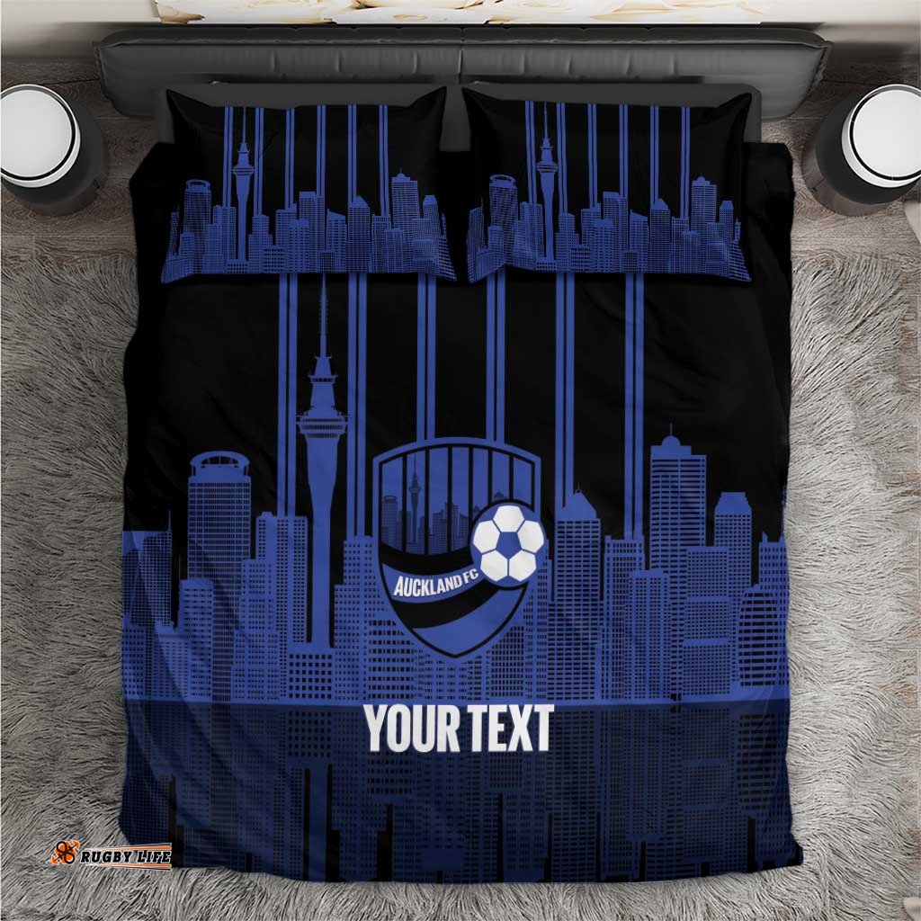 New Zealand Auckland Football Custom Bedding Set Go City of Sails Est 2025 LT14