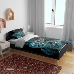 New Zealand Darts Christmas Bedding Set Maori Fern Merry Dartsmas LT14