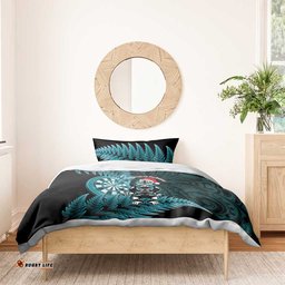 New Zealand Darts Christmas Bedding Set Maori Fern Merry Dartsmas LT14
