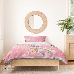 Personalised Galah Cockatoo Fighting in Pink Bedding Set Australian Breast Cancer Spirit LT9