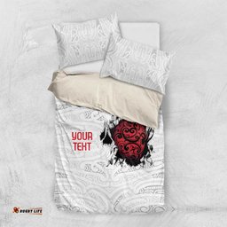 New Zealand Maori Heart Tribal Personalised Bedding Set Polynesian Patterns LT9