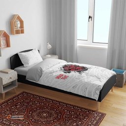 New Zealand Maori Heart Tribal Personalised Bedding Set Polynesian Patterns LT9
