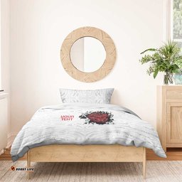 New Zealand Maori Heart Tribal Personalised Bedding Set Polynesian Patterns LT9