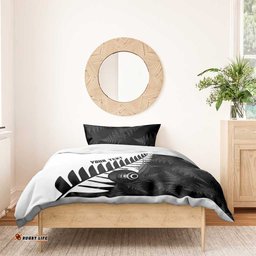 New Zealand Lawn Bowls Custom Bedding Set Aotearoa Silver Fern LT14