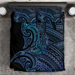 New Zealand Hammerhead Shark Bedding Set Maori Haehae Mangopare Galaxy LT14