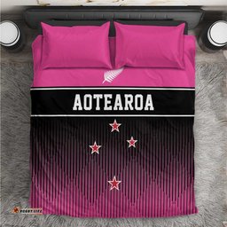 New Zealand Women Cricket Bedding Set Pink Simple Style LT05