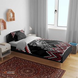 New Zealand Christmas Taniko Poutama Bedding Set Mountainscape Maori Fern LT7