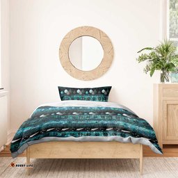 New Zealand Darts Christmas Bedding Set Merry Xmas Aotearoa Maori Paua Shell LT14