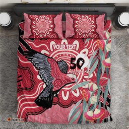 Personalised Australia Galah NAIDOC Week 2026 Bedding Set 50 Years of Deadly Aboriginal Art LT14