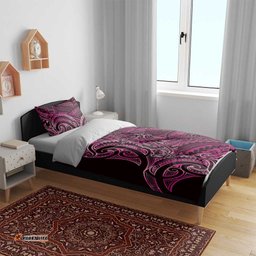 New Zealand Hammerhead Shark Bedding Set Maori Haehae Mangopare Pink LT14