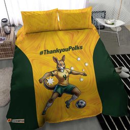 Polkinghorne Australia Matildas Bedding Set 2024 Thank You Polks LT14