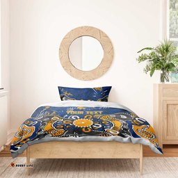 Personalized West Coast Eagles Bedding Set Aboriginal Dot Painting Graffiti Style TS04