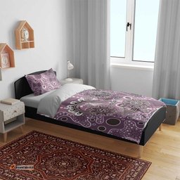 Personalised NAIDOC Week 50 Years Deadly Always Bedding Set Pink Aboriginal Artwork Dot Painting LT9
