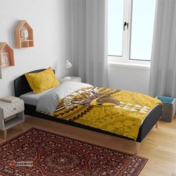Personalized Hawthorn Hawks Bedding Set Polynesian Tribal Pattern Heritage Football TS04