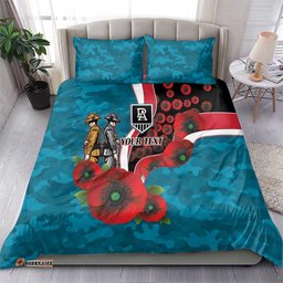 Port Power ANZAC Personalised Bedding Set Lest We Forget Poppy Camo LT9