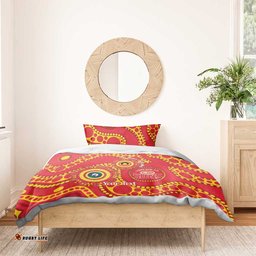 Suns NAIDOC Week 2026 Personalised Bedding Set 50 Years of Deadly Aboriginal Art LT14
