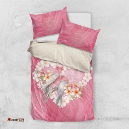 Pink Galah Australia Valentine's Day Bedding Set I Love You With All My Heart LT14