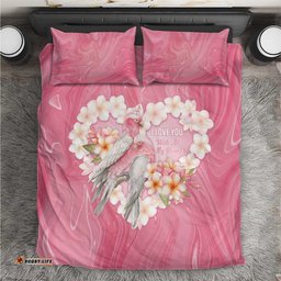 Pink Galah Australia Valentine's Day Bedding Set I Love You With All My Heart LT14