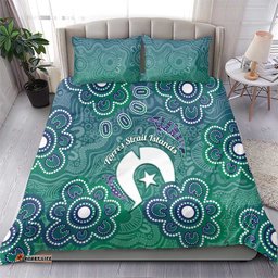 Sea Turtle Torres Strait Islands Bedding Set Pacific Indigenous Australian Oceanic Dot Art TS04