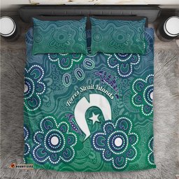Sea Turtle Torres Strait Islands Bedding Set Pacific Indigenous Australian Oceanic Dot Art TS04