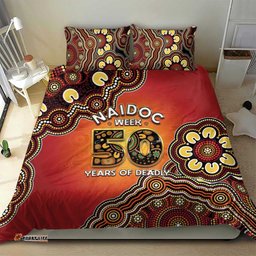 Australia Indigenous NAIDOC Week 2026 Bedding Set 50 Years Of Deadly LT05