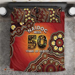 Australia Indigenous NAIDOC Week 2026 Bedding Set 50 Years Of Deadly LT05