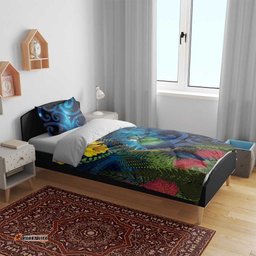 Tui Bird New Zealand Starry Sky Bedding Set Maori Koru LT7