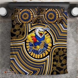 West Coast Eagles Bedding Set Indigenous Monochrome Dot Art Mascot Style TS04