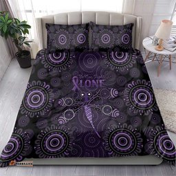 Purple Dragonfly Aboriginal of Hope Bedding Set Australian Epilepsy Awareness LT9