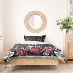 Personalized St Kilda Saints Bedding Set Aboriginal Dot Painting Graffiti Style TS04
