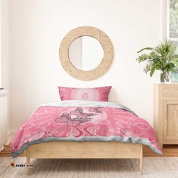 Personalized Pink Butterfly Spirit Bedding Set Australias Breast Cancer Awareness LT9