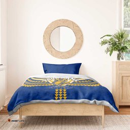 Personalized West Coast Eagles Bedding Set Polynesian Tribal Pattern Heritage Football TS04