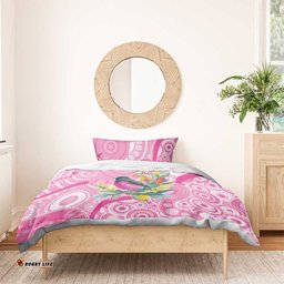 Pink Robin Aboriginal Inspired Bedding Set LT9