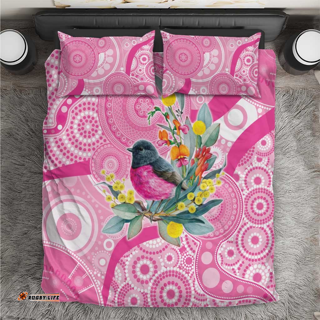 Pink Robin Aboriginal Inspired Bedding Set LT9