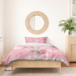 Personalized Pink Galah Fight for Hope and Healing Bedding Set Australias Breast Cancer Awareness LT9