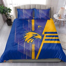West Coast Eagles Bedding Set Modern Geometric Sports Graphic Style TS04