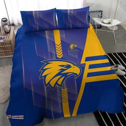 West Coast Eagles Bedding Set Modern Geometric Sports Graphic Style TS04