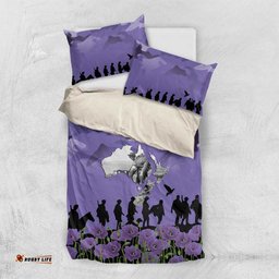 ANZAC Day Bedding Set Lest We Forget the Animals Too LT19