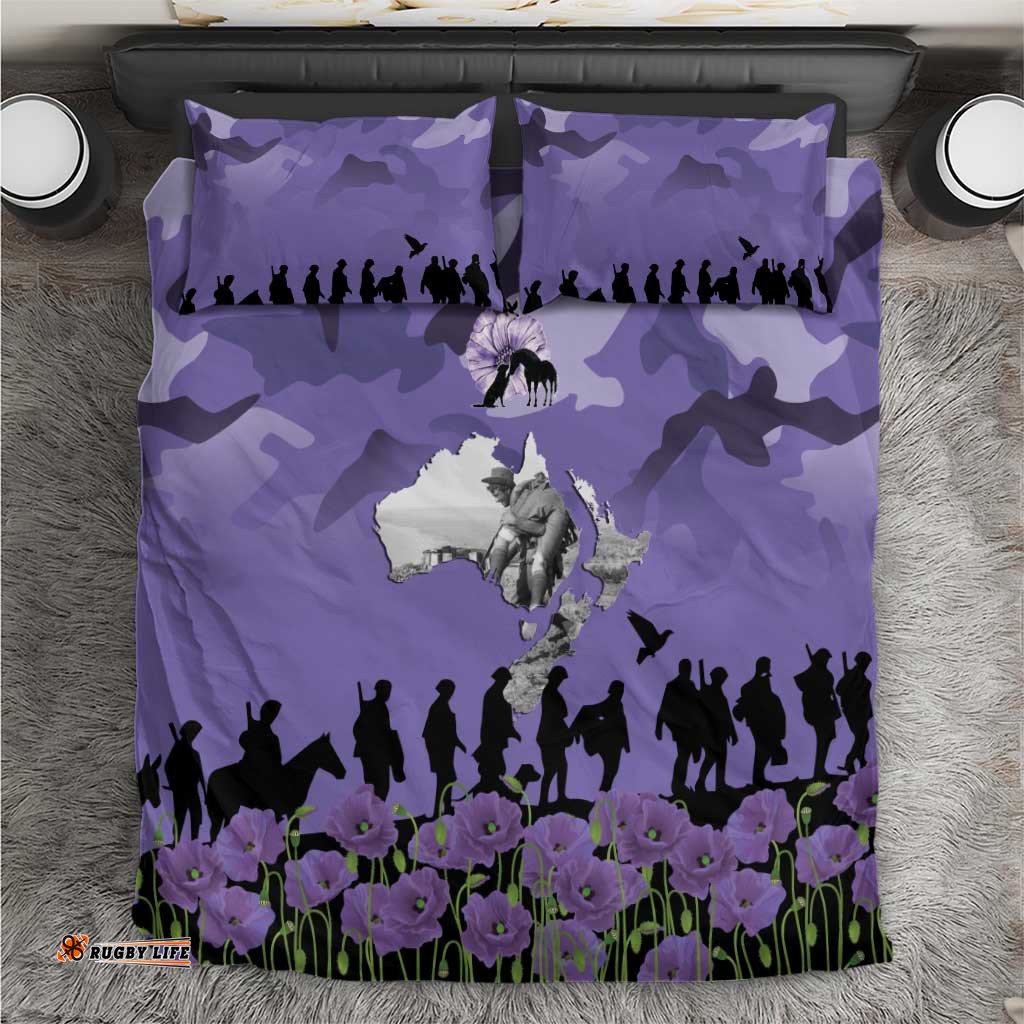ANZAC Day Bedding Set Lest We Forget the Animals Too LT19