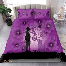 Australia Animals ANZAC Day Bedding Set Lest We Forget The Animals Too Purple Poppy LT14