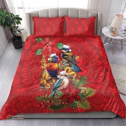 Aussie Native Bird Bedding Set Aboriginal Inspired Christmas LT9